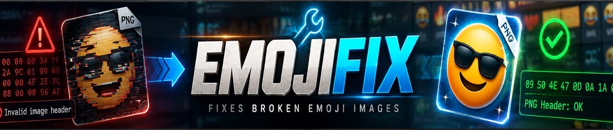 EmojiFix banner